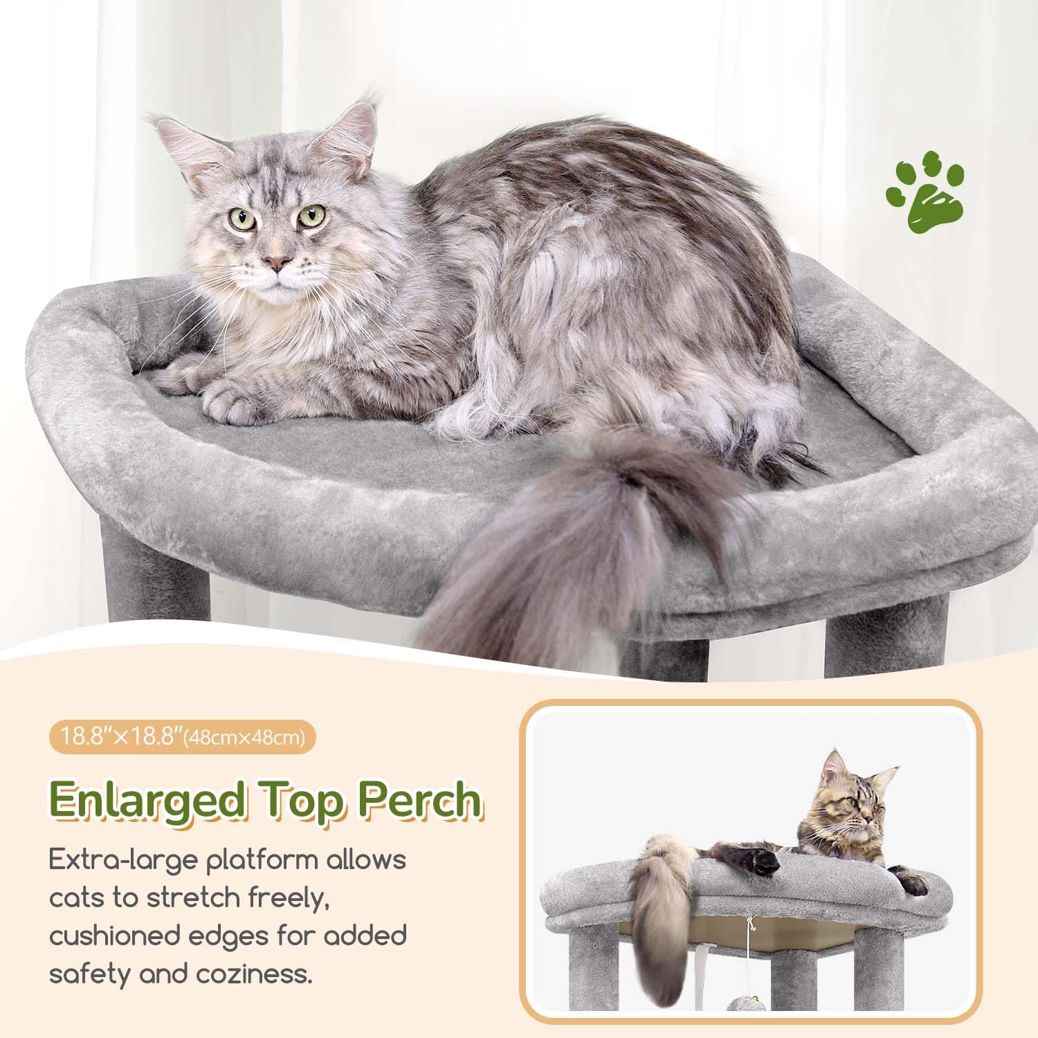 Thumbnail 3 de Globlazer Cat Tree, 74-Inch