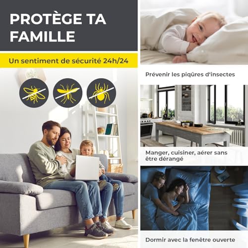 Thumbnail 7 de EASYmaxx Moustiquaire de fenêtre avec fixation magnétique innovante – jusqu’à 130 x 150 cm