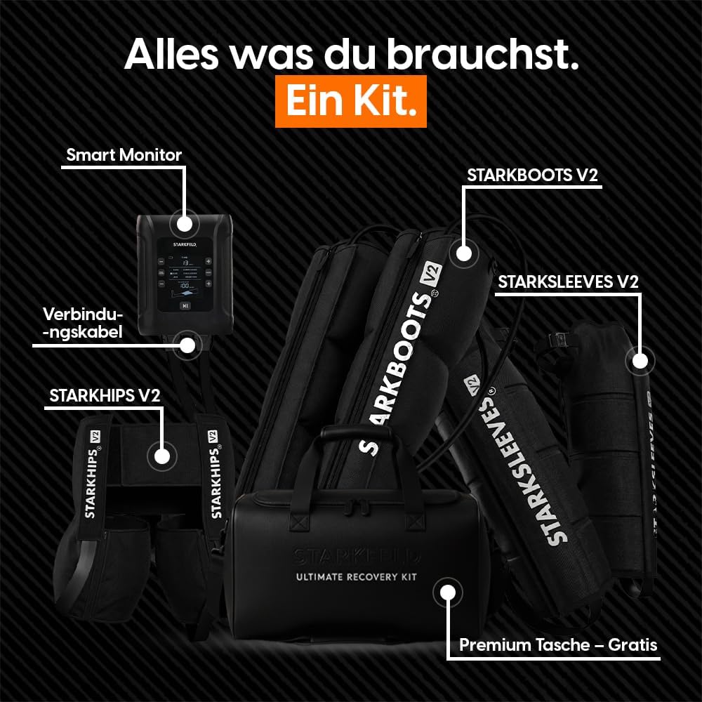 Thumbnail 4 de STARKBOOTS® V2 Ultimate Recovery Kit – Komplettes Kompressionssystem, Größe M