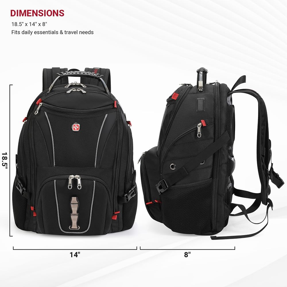 Thumbnail 6 de Star Cloud 17 Inch Travel Laptop Backpack with USB & Type-C Ports
