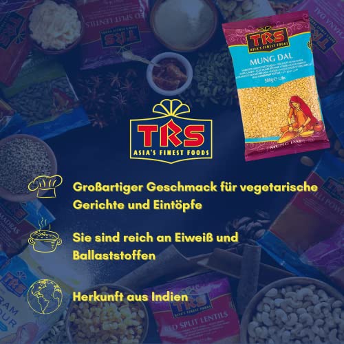 Detalle de TRS Mungo Dal 500 g paquete 2 🥘