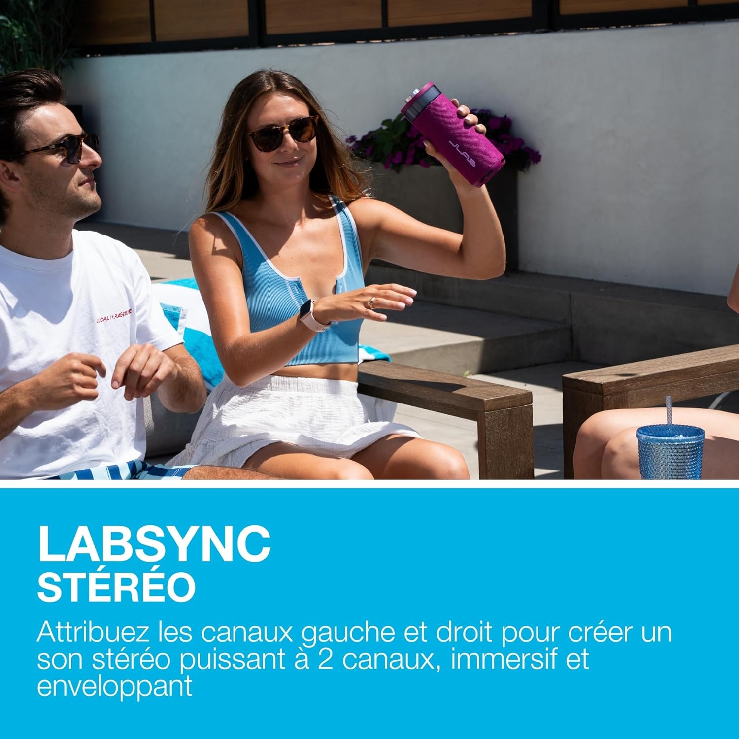 Thumbnail 4 de JLab Go Party enceinte Bluetooth, 10 W