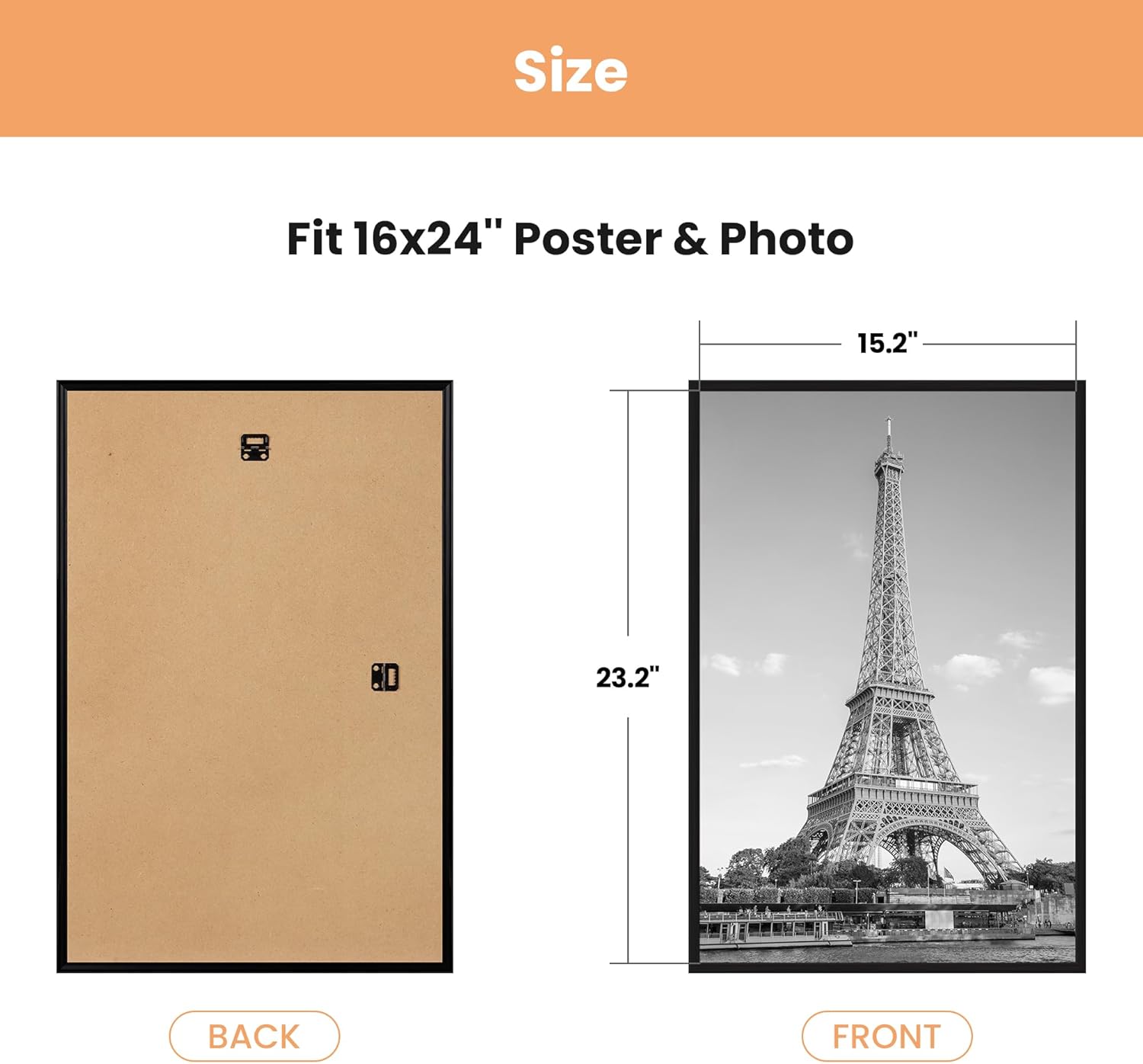 Thumbnail 6 de upsimples 16 x 24 Poster Frame Pack of 3