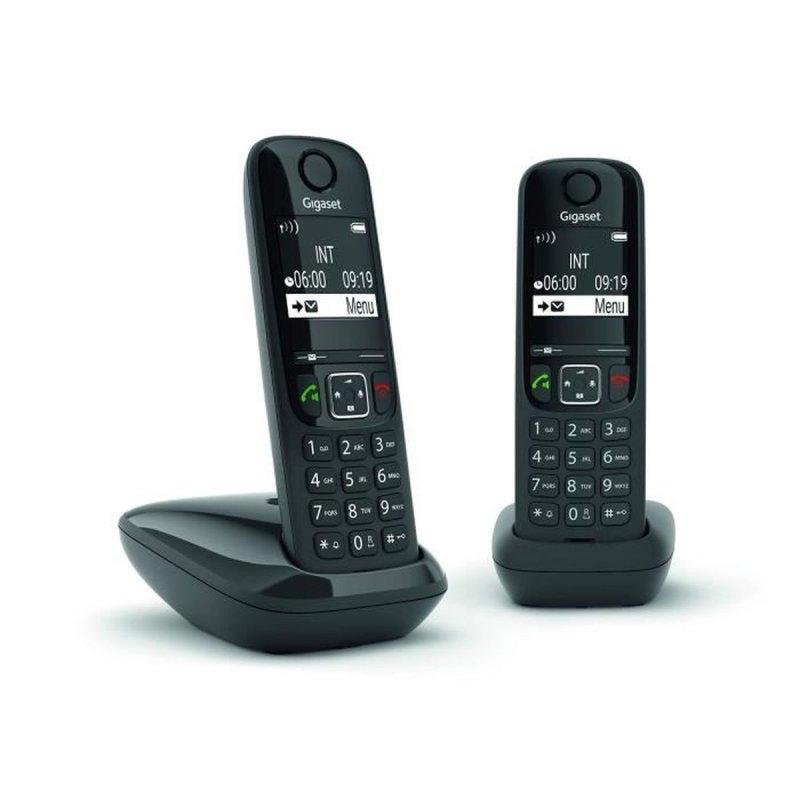 Detalle de Gigaset AS690 Duo: teléfono inalámbrico DECT con manos libres