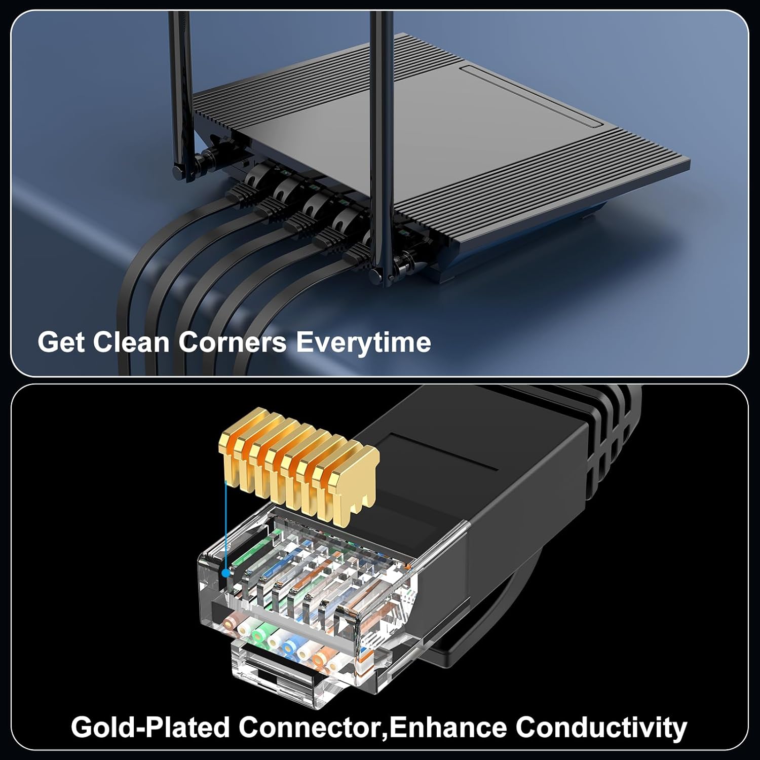 Thumbnail 4 de Cat 6 Ethernet Cable 100 ft — High Speed 10Gbps