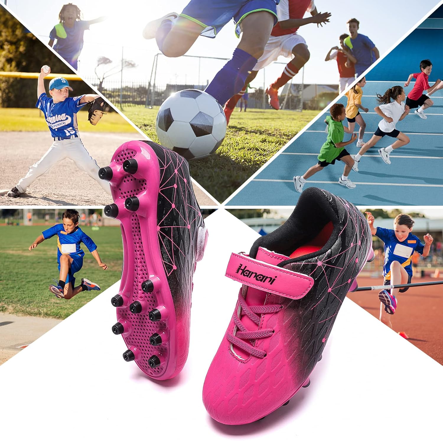 Detalle 2 de Kids Football Boots FG/AG with Velcro