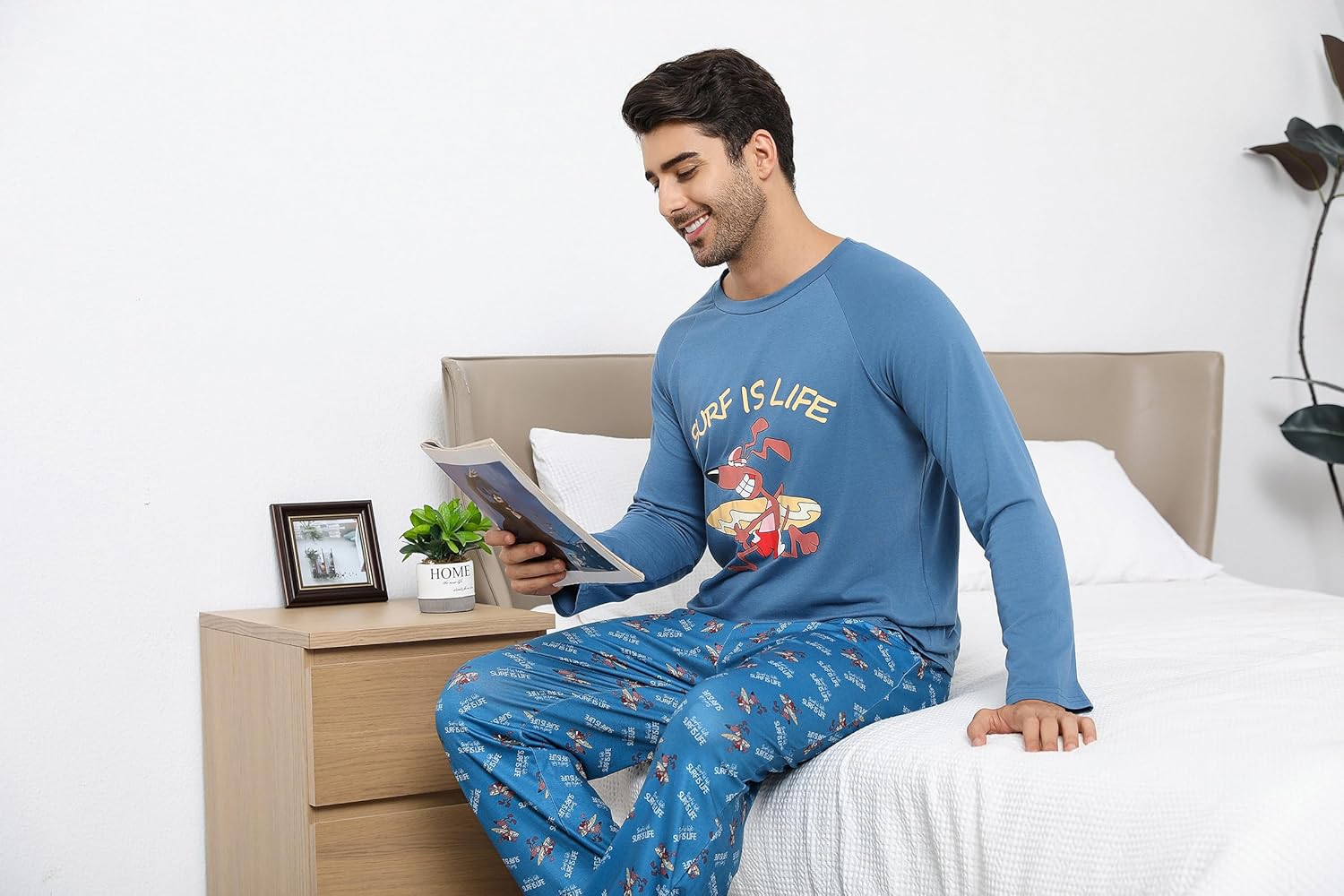 Thumbnail 6 de Jahetuul Pijama Hombre Invierno Algodón