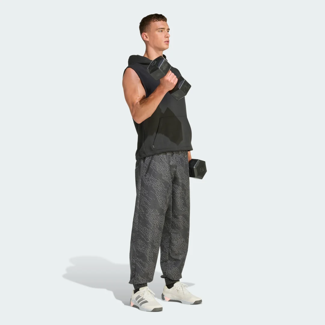 Thumbnail 2 de Adidas PrimeLift AOP pantalón entrenamiento gris