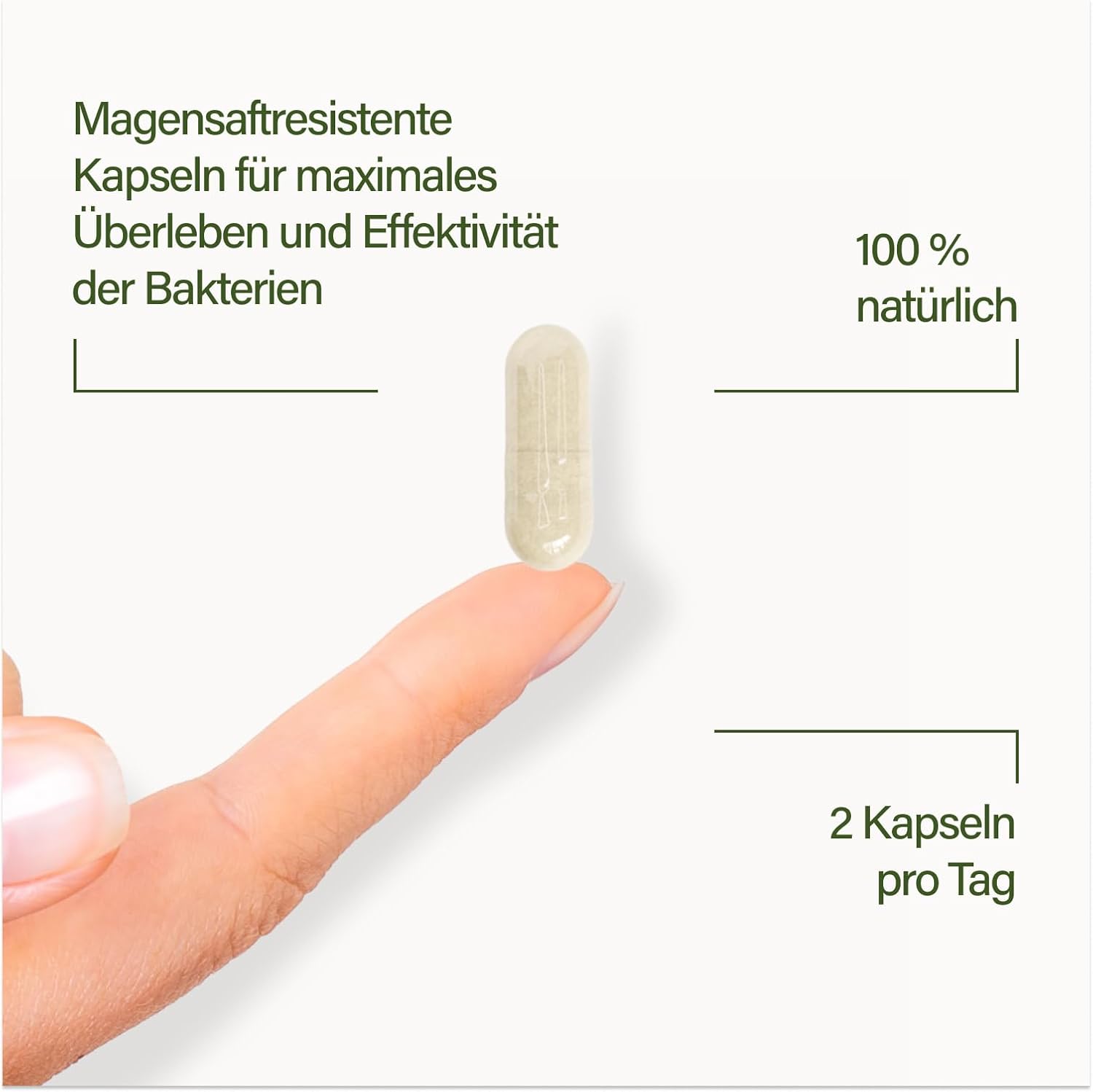Detalle de Nupure Probaflor MAX SPEKTRUM N95 95 Mrd. KBE täglich — 46 magensaftresistente Kapseln
