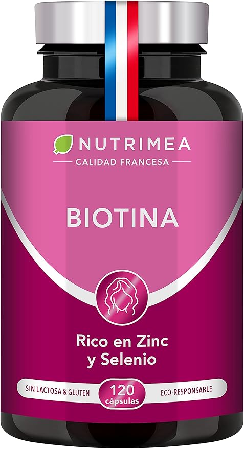 Detalle de Nutrimea Biotina Zinc Selenio | Fortalece Cabello y Uñas 🌱