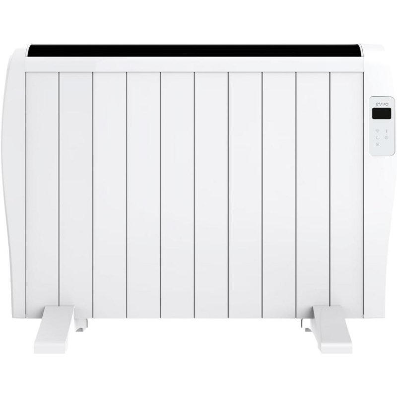 Detalle de Radiador Eléctrico Evvo Home C6 900W: calefacción inteligente, compacto y con control por voz