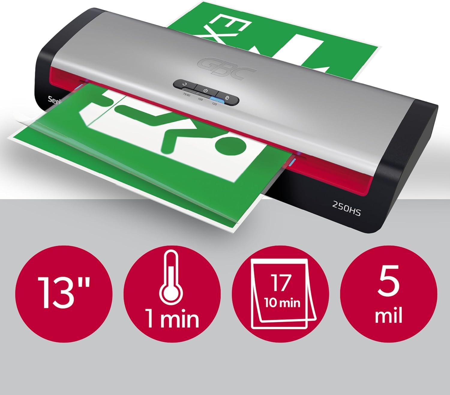 Detalle de GBC Laminator, 13-inch input