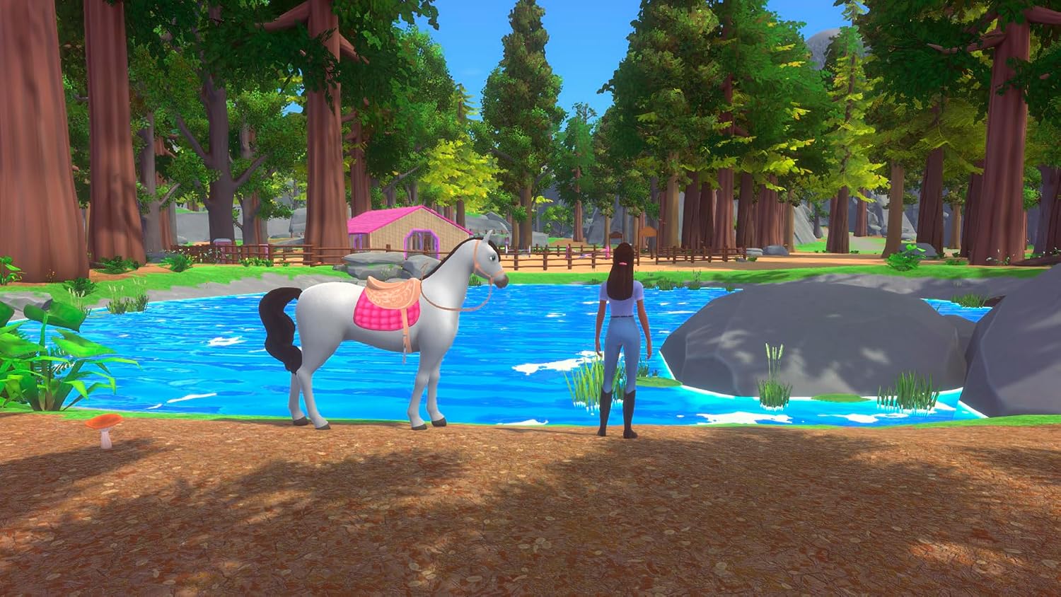 Detalle de Barbie: Horse Trails (Xbox) — care, exploring and wildlife moments with Lucky