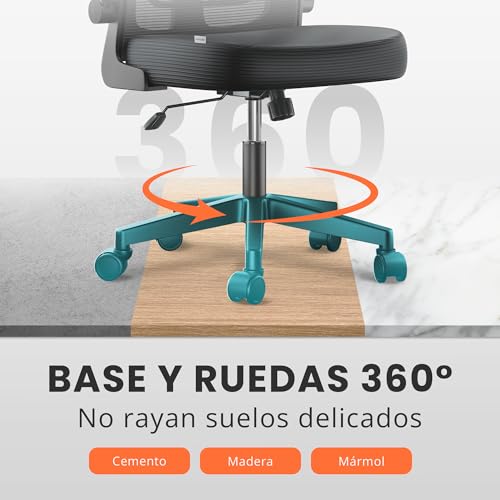 Thumbnail 8 de JUPPLIES Silla Escritorio Ergonómica: ajuste completo para jornadas largas