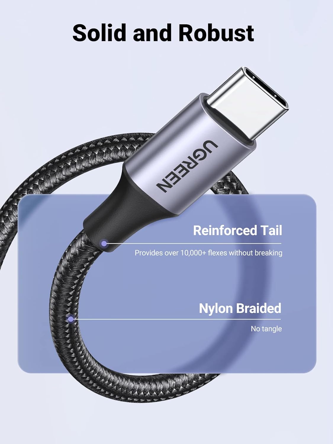 Thumbnail 5 de UGREEN USB A to USB C Cable 3A USB to USB C Charge Cable for iPhone, Galaxy, Pixel 9/8