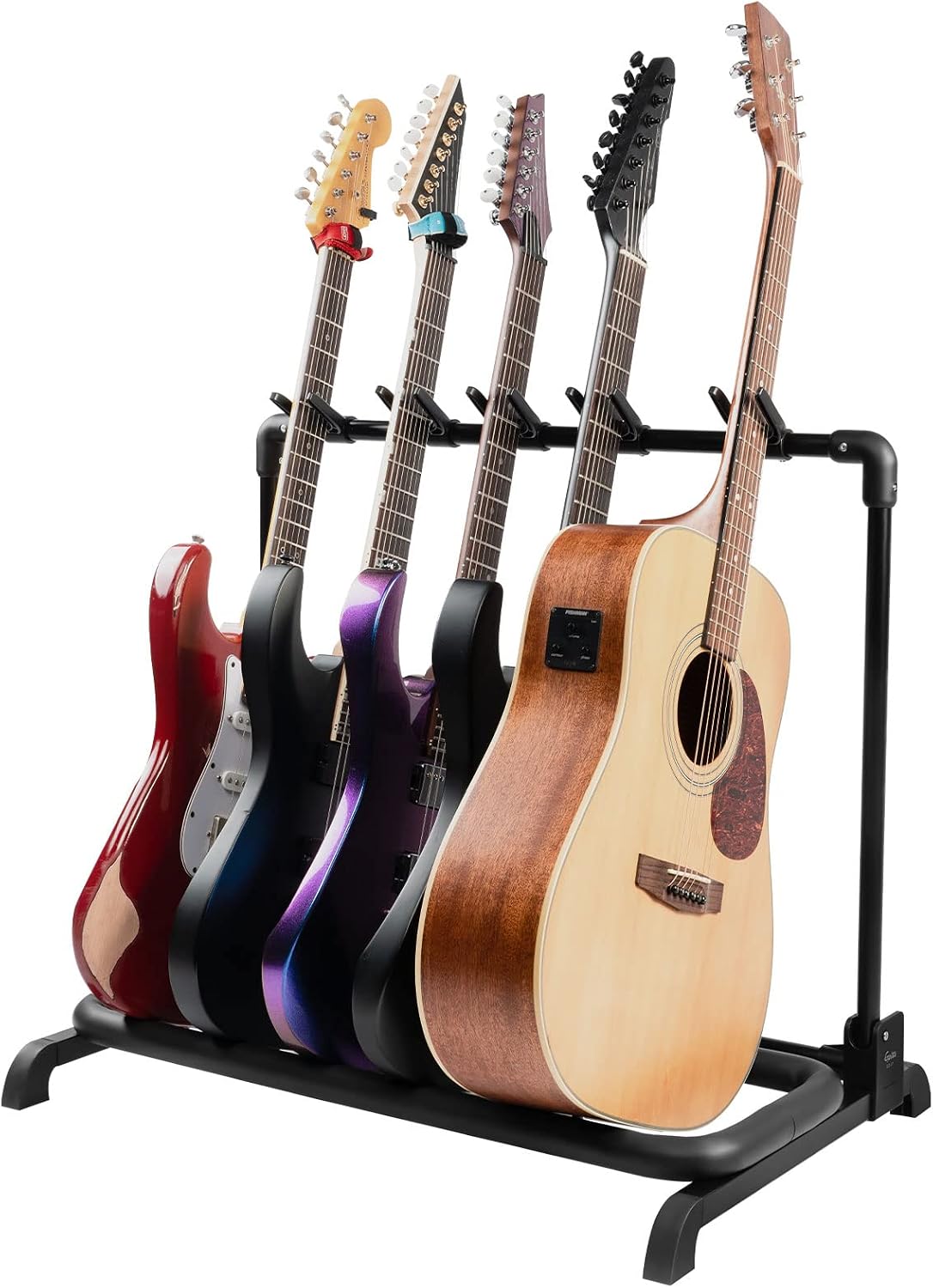 Thumbnail 1 de GUITTO GGS-07 (JOYO-GUITTO-GGS07) Foldable 5-Guitar Rack Stand