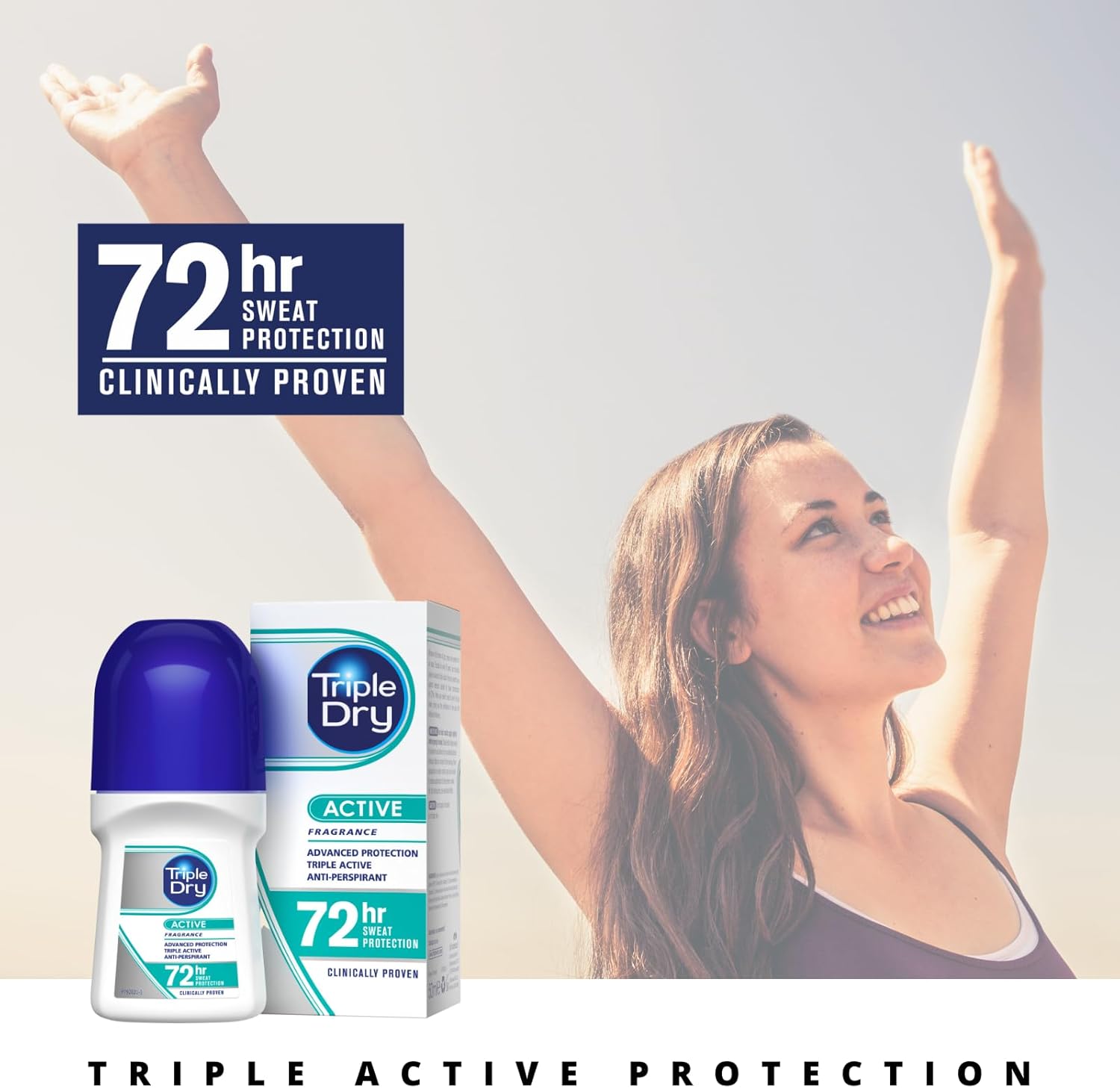 Detalle 2 de Triple Dry Women Anti-Perspirant Roll-On 50ml