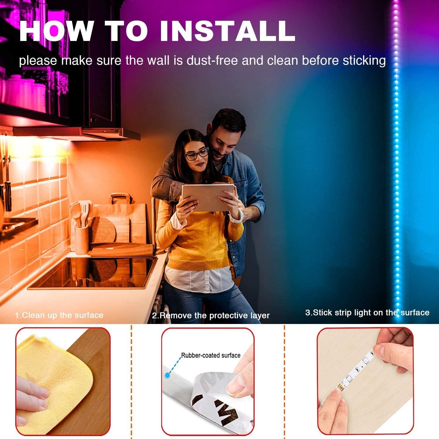 Thumbnail 1 de phopollo LED Strip Light 30m RGB