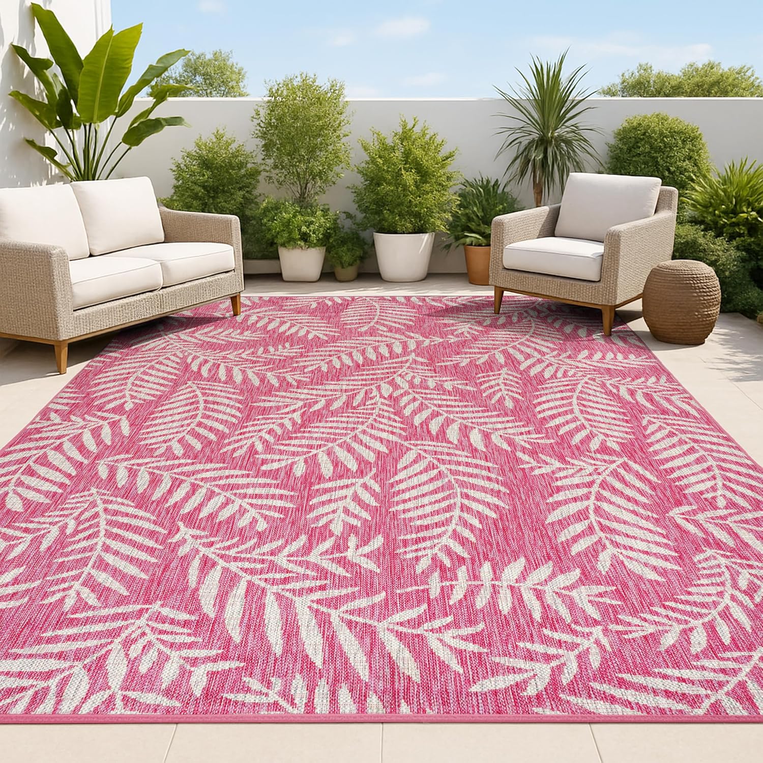 Detalle de JONATHAN Y Indoor/Outdoor Area Rug 3x5