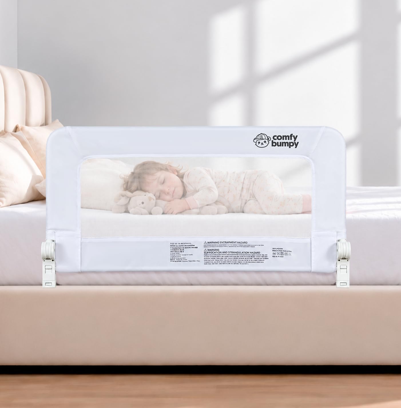 Detalle de ComfyBumpy 1-Pack Bed Rail 35.5" for Toddlers