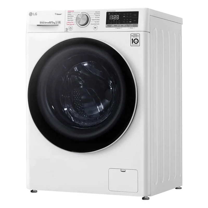 Detalle 2 de LG F2DV5S85S2W Lavasecadora carga frontal 8 kg/5 kg en blanco
