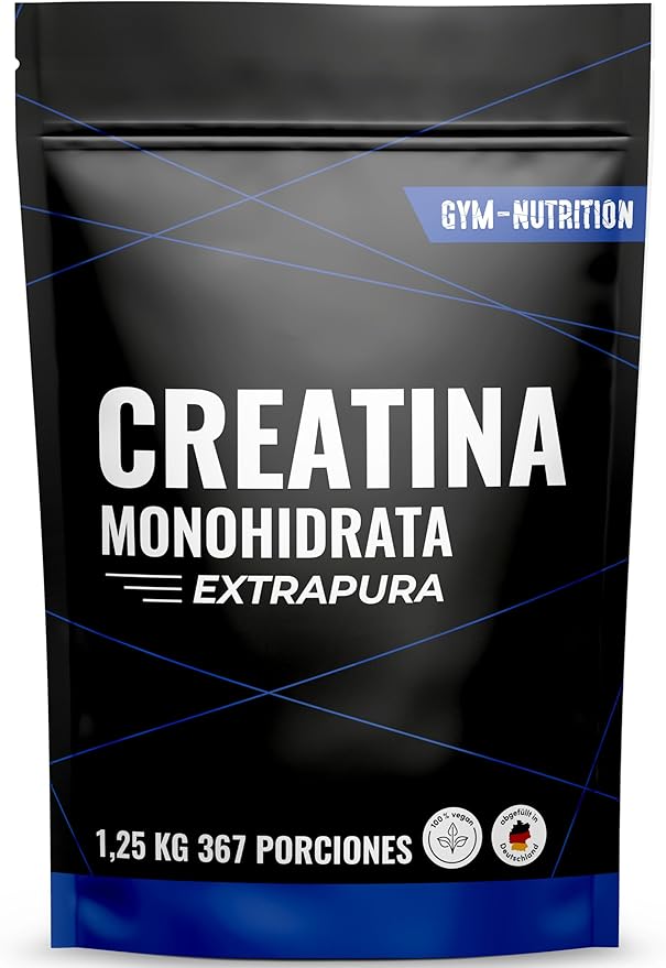 Detalle de Creatina Monohidratada Extrapura Vegana - 1,25 kg 🇩🇪