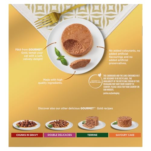 Thumbnail 2 de Gourmet Gold Paté Wet Cat Food 8x85g (Pack of 6)