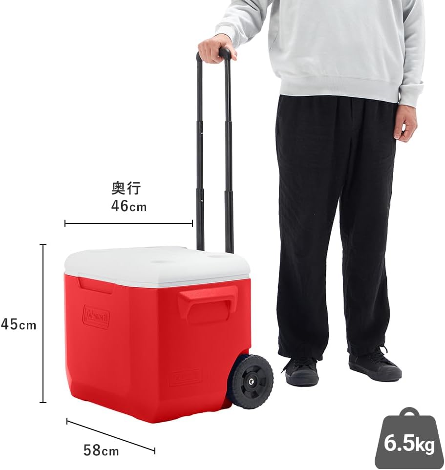 Thumbnail 2 de Coleman ホイールクーラー60QT クーラーボックス 56L・キャスター付き・保冷力約3日