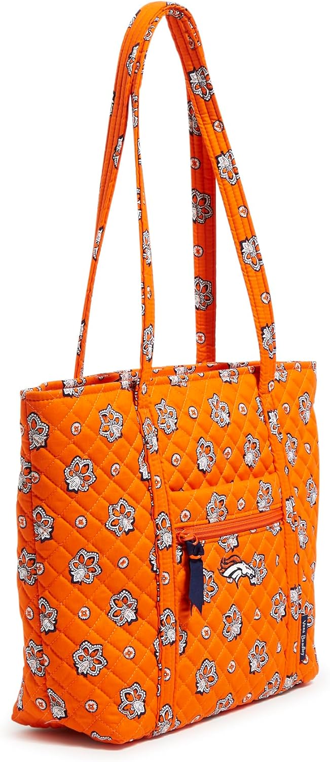 Detalle de Vera Bradley Women’s Cotton NFL Small Vera Tote Bag (Team Spirit Edition) – Green Bay/Yellow Bandana, One Size