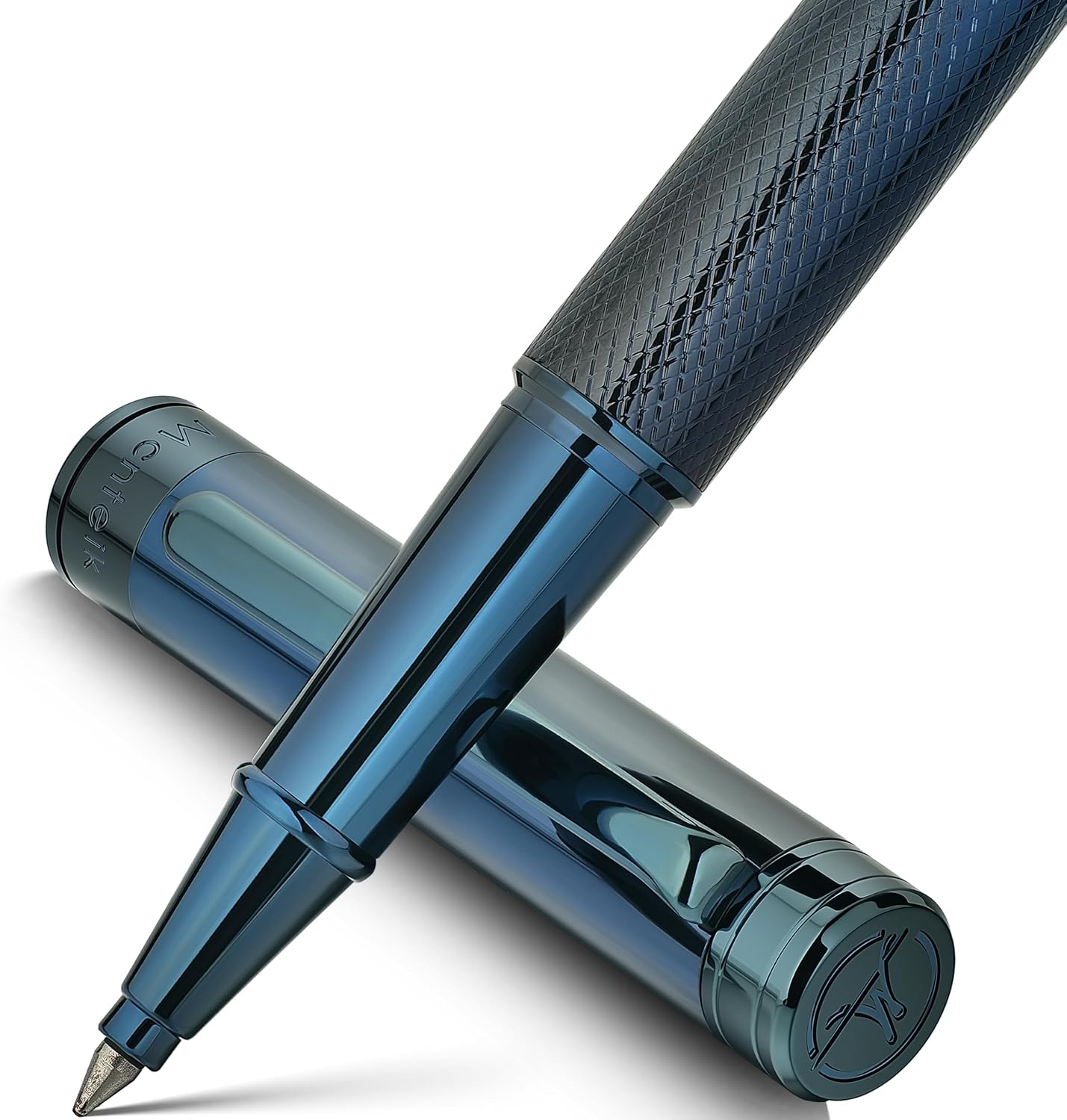 Detalle de MCNTEIK Rollerball Pen, Electroplated Blue