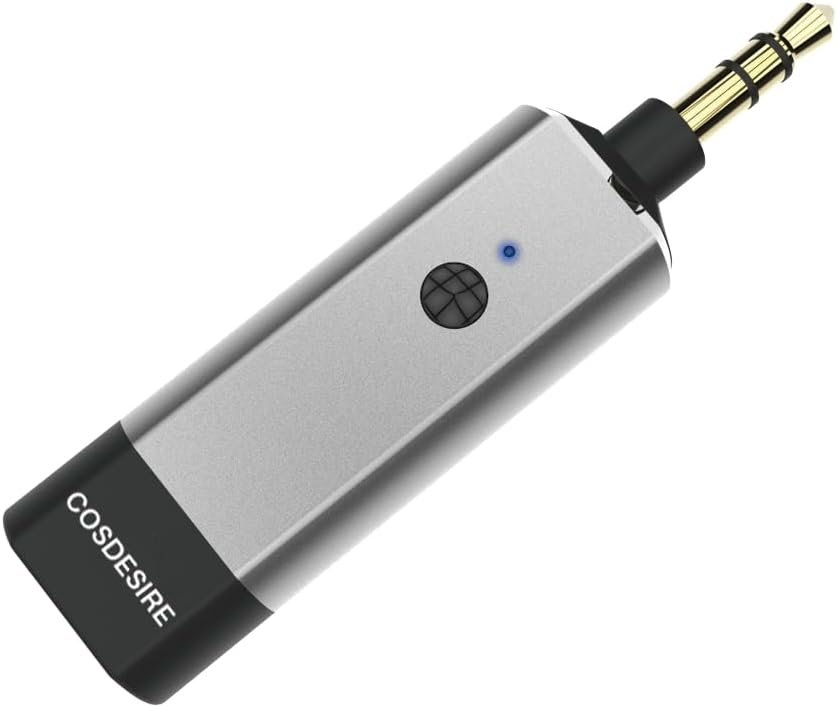 COSDESIRE Bluetooth Receiver with 3.5mm AUX