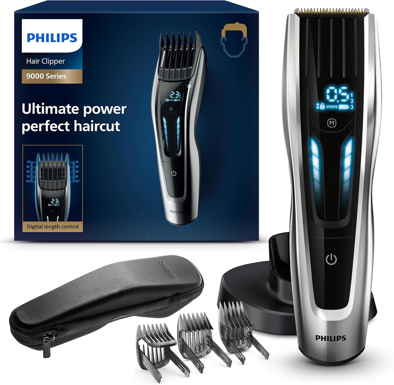 Detalle de Philips HC9450/20 Tondeuse 120 min ✂