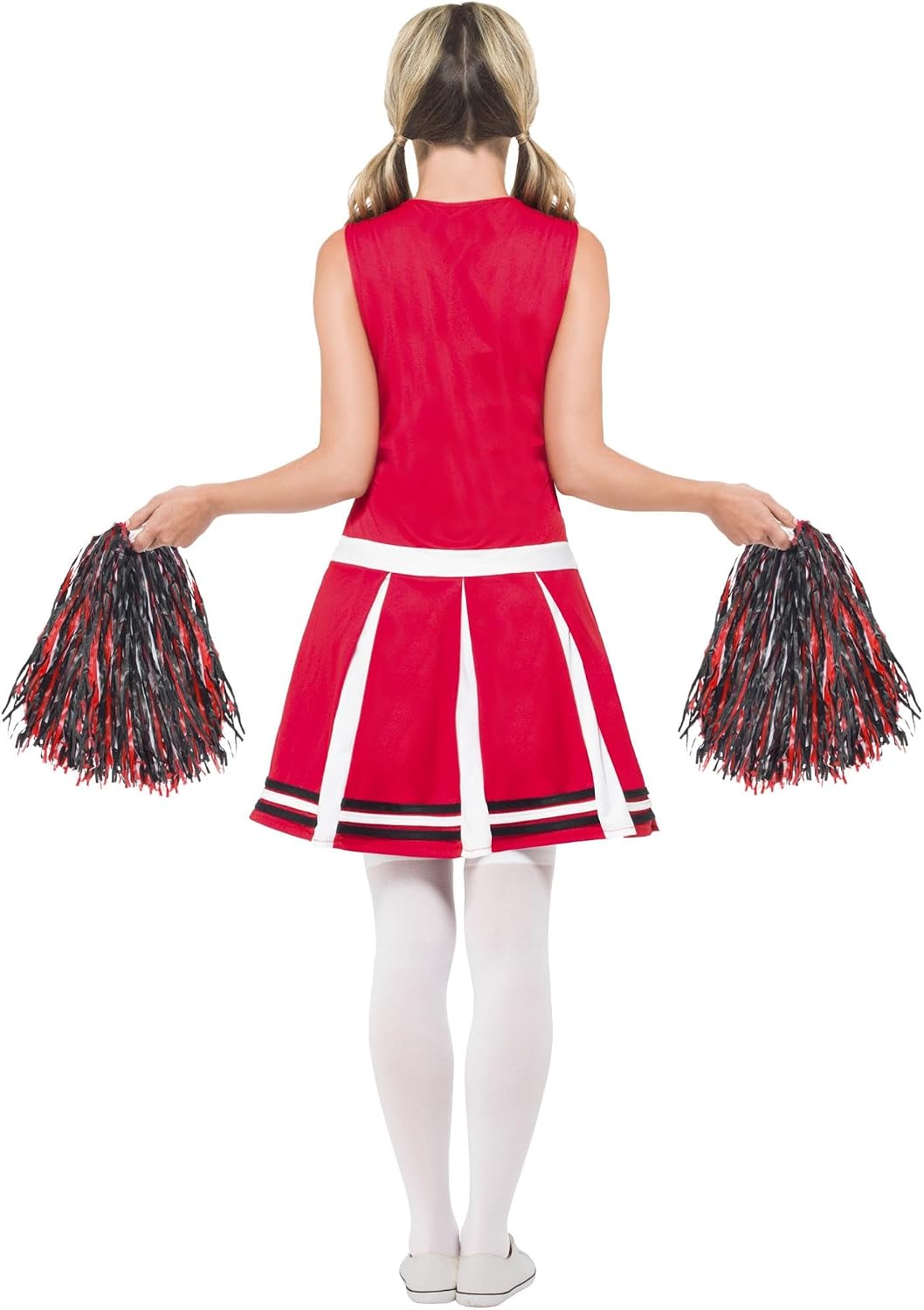 Detalle 1 de Smiffy's Cheerleader Costume Red Dress 32.5