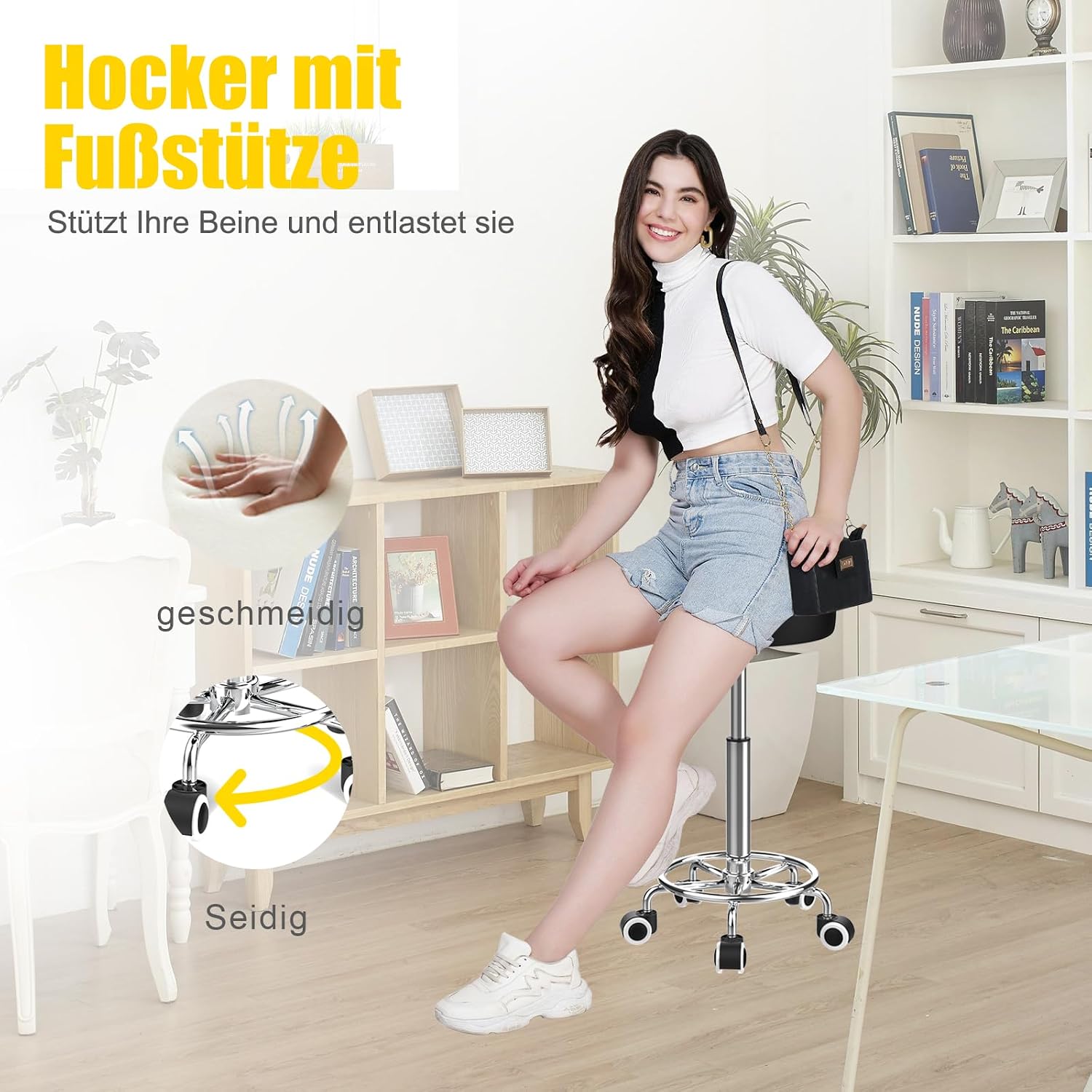 Thumbnail 6 de Hocker höhenverstellbar 49–63 cm