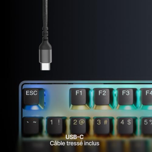 Thumbnail 7 de SteelSeries Apex Pro TKL Gen 3: Clavier mécanique sans filomatique Aux OmniPoint 3.0 et OLED en FR AZERTY