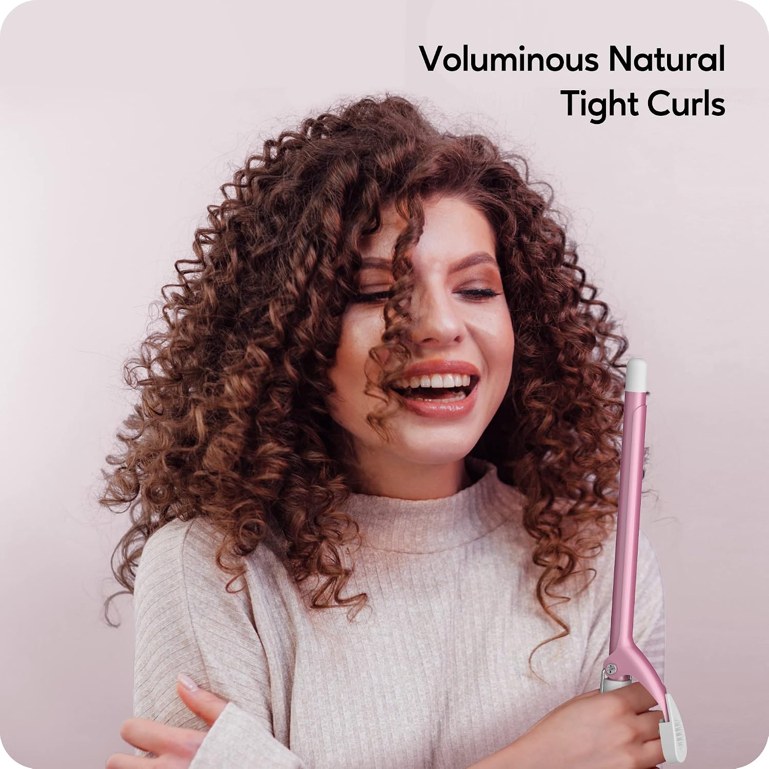 Detalle 2 de ORYNNE 1/2-Inch Ceramic Curling Iron Wand with Digital Temperature Control