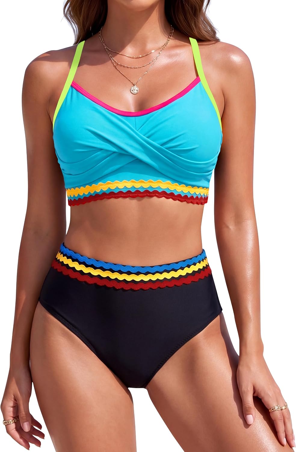 Thumbnail 6 de Blooming Jelly Women's Bikini Set, 82% Nylon