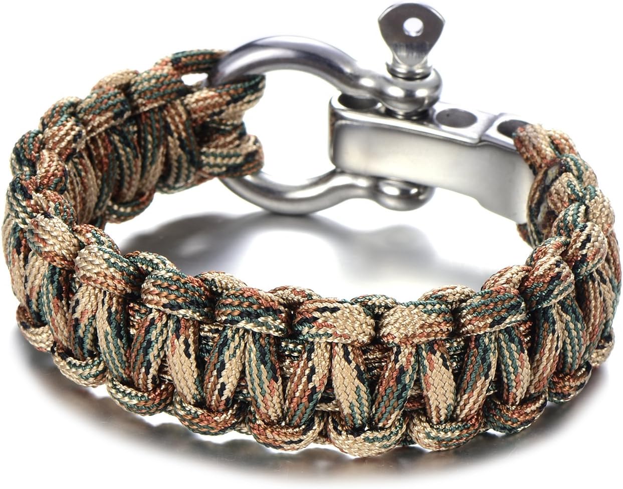 Detalle de DonDon Paracord Bracelet de Survie 2 cm