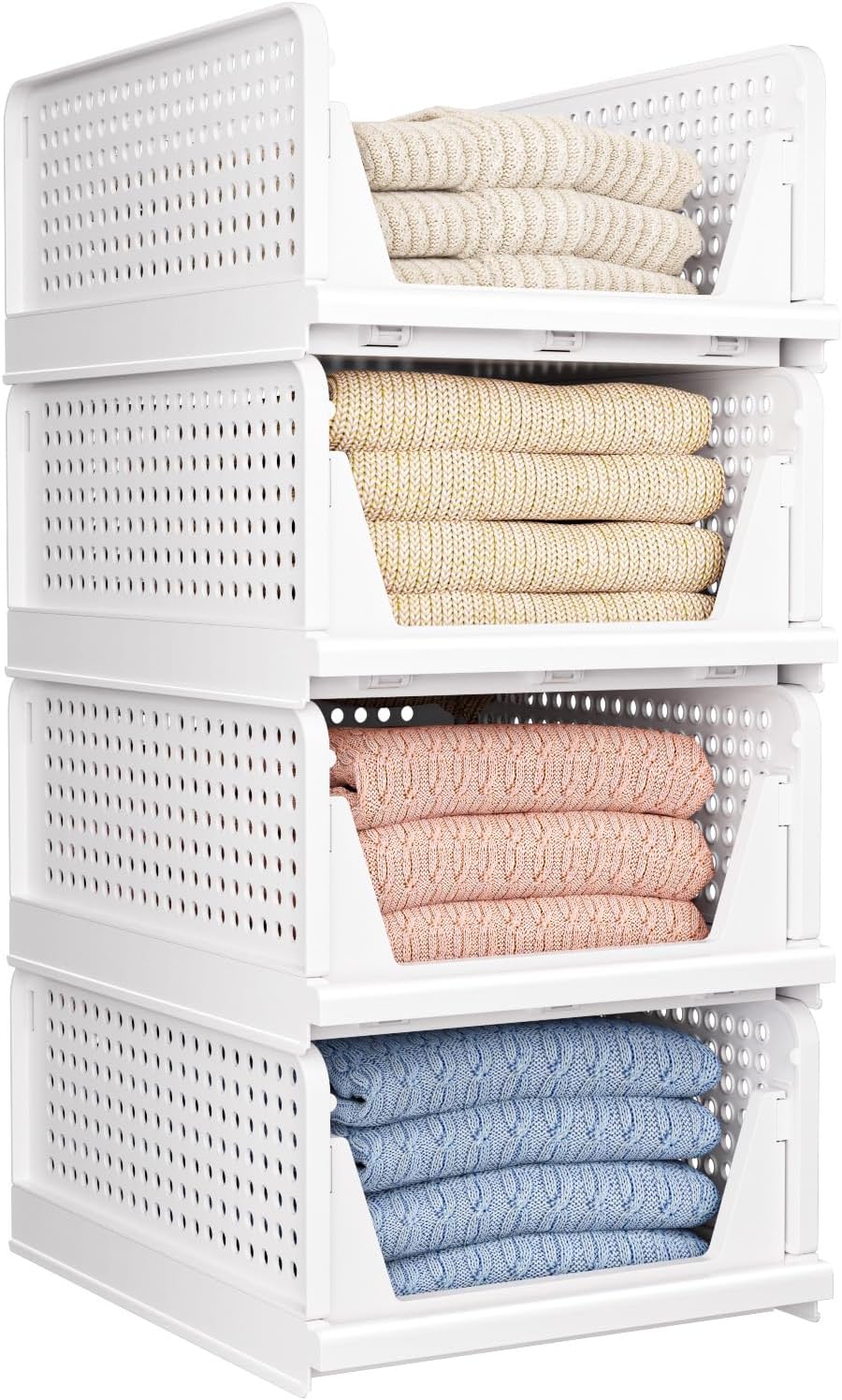 Detalle 2 de CTSNSLH Stackable Plastic Storage Bins