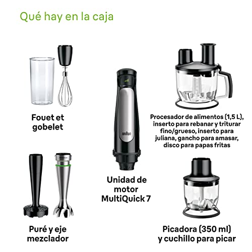 Thumbnail 7 de Braun Minipimer 7 MQ7087X batidora de mano 1.000 W 🥣