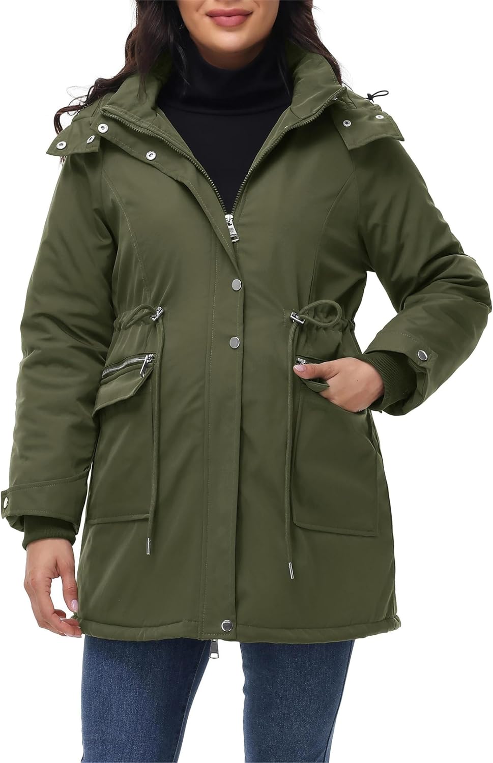 Thumbnail 6 de Maacie Maternity Winter Parka Coat – Waterproof, Warm Puffer Jacket with Hood and Adjustable Waist