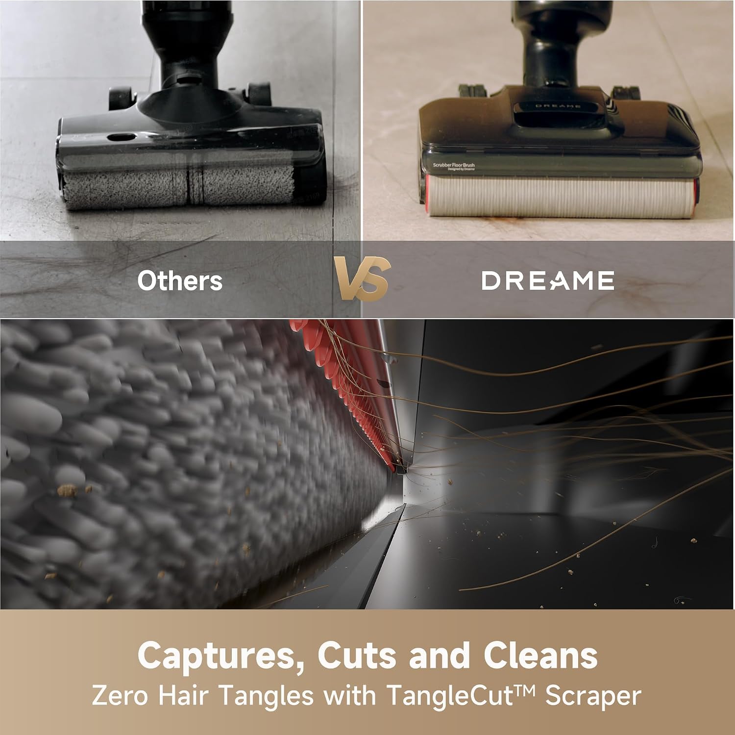 Detalle de dreame H12 Pro FlexReach Wet Dry Vacuum Mop, 18,000 Pa, 180° Lie-Flat