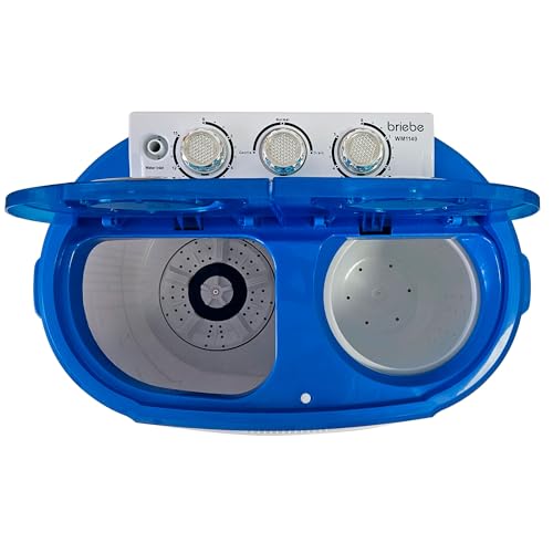 Thumbnail 10 de briebe Camp Mini Lavadora portátil con centrifugado y lavado rápido (3 kg), ideal camping y autocaravana