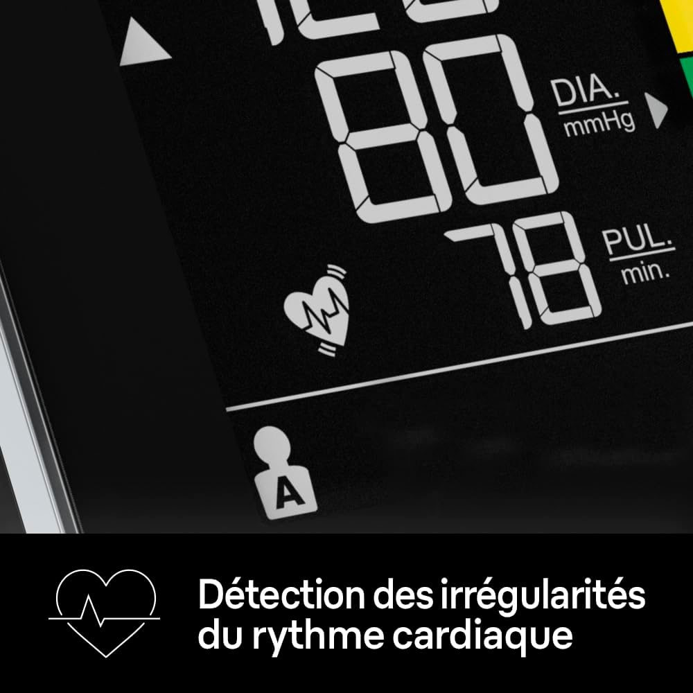 Detalle de Braun ExactFit 5 Connect BUA6350 : tensiomètre de bras intelligent compatible Braun Healthy Heart