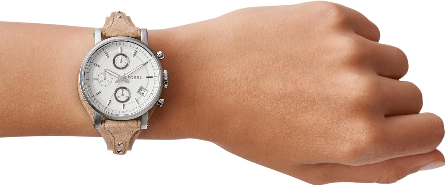 Thumbnail 4 de Fossil Original Boyfriend pour femmes : montre chronographe à mouvement quartz, boîtier 38 mm