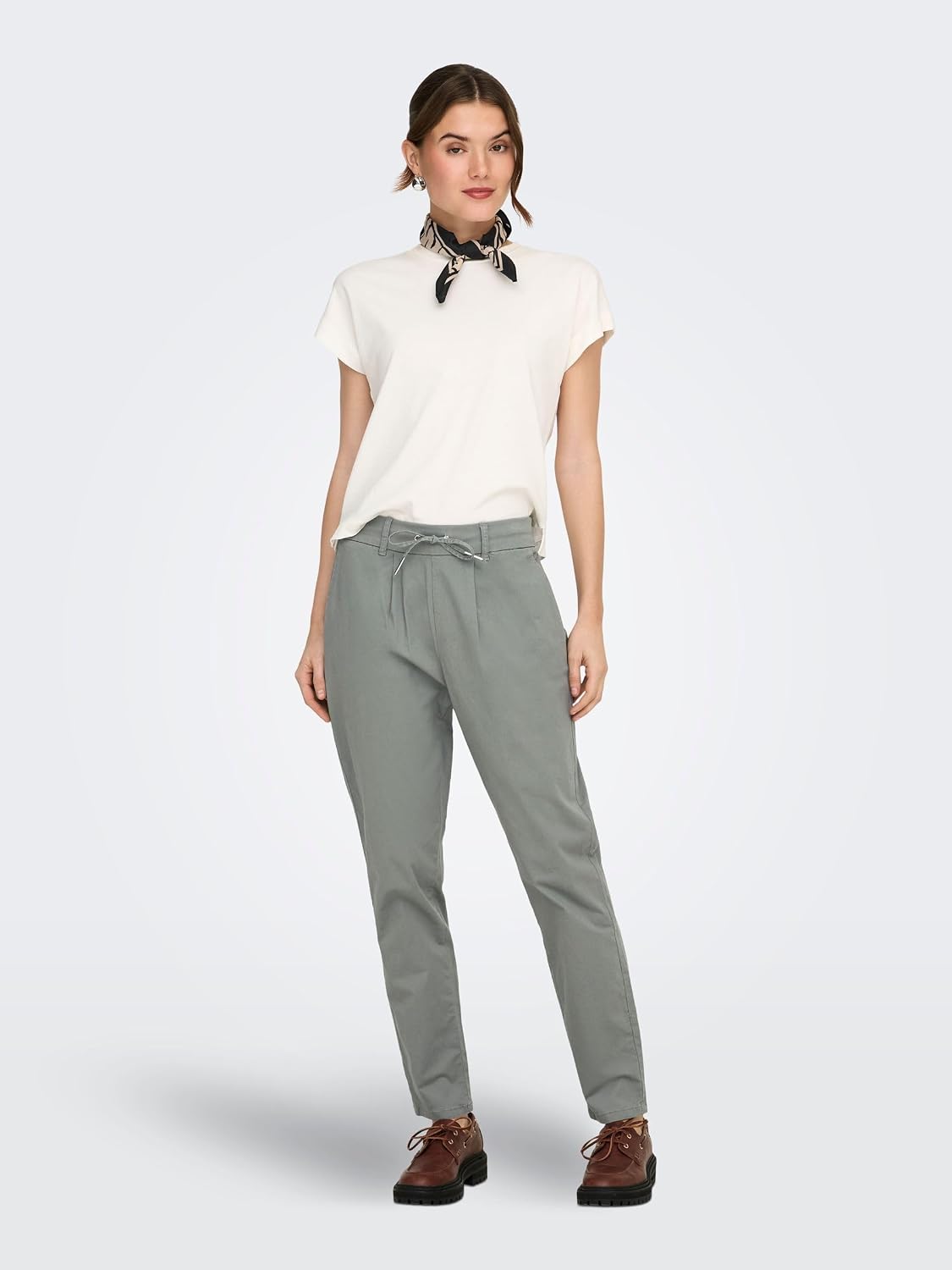 Detalle de Only Onlpoptrash Biana MW Easy Pant CC Pnt Donna – Pantaloni dal taglio normale