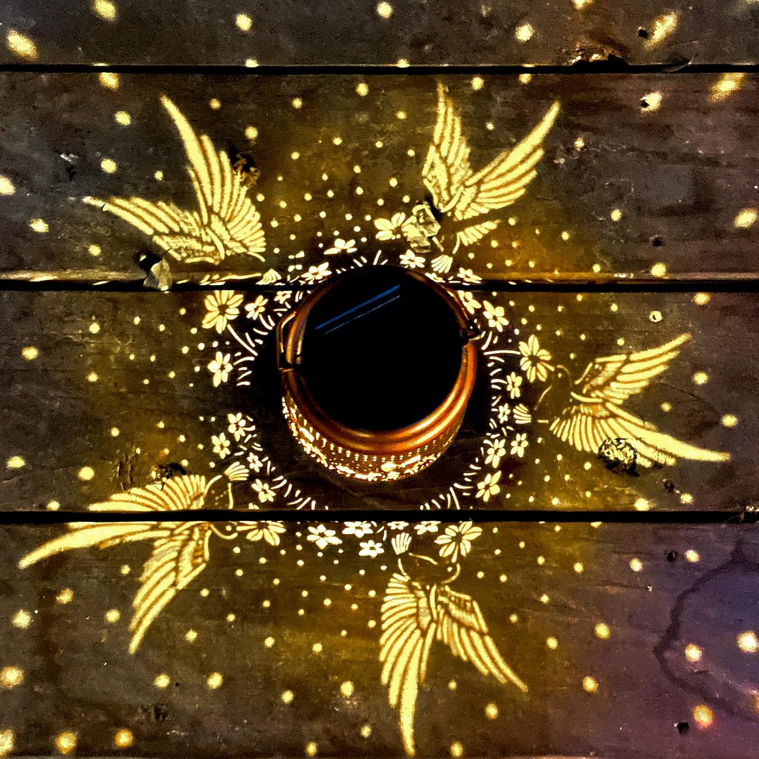 Thumbnail 3 de GANDDOBE Kolibri Solar-Laterne für außen – hängende LED-Garten-Deko wasserdicht IP65