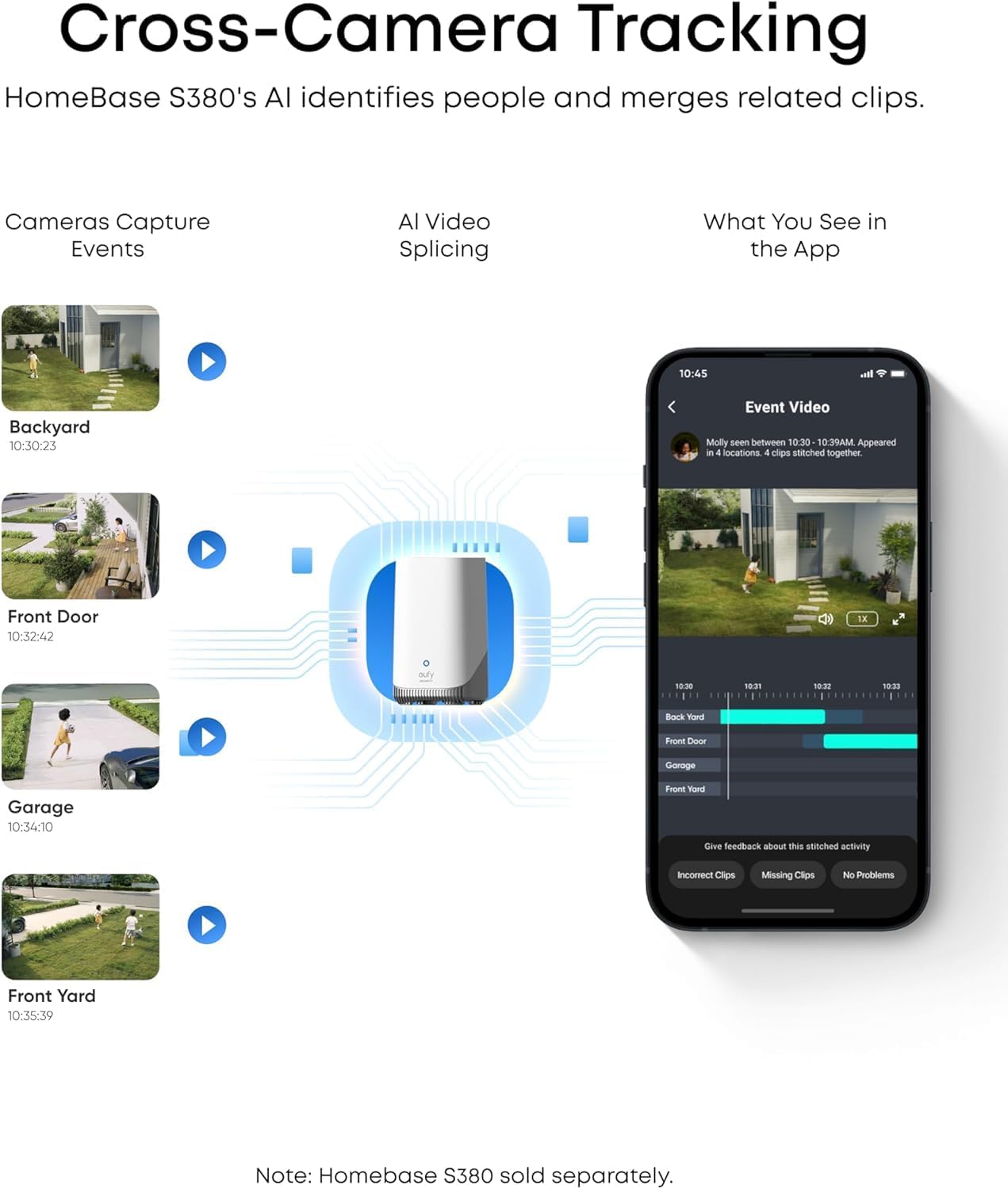 Detalle de eufy Security SoloCam E42: 4K Solar Security Camera with AI Facial Recognition