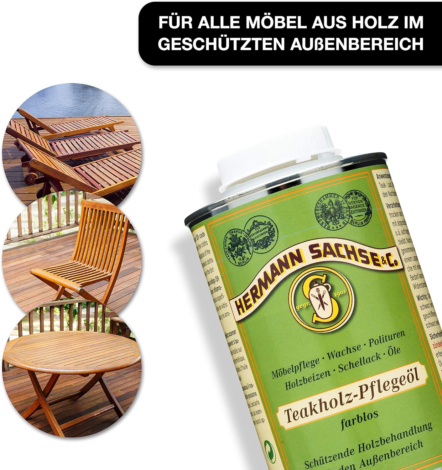 Detalle 2 de Bangkirai Huile pour bois d'extérieur — protection pour teck 🎍