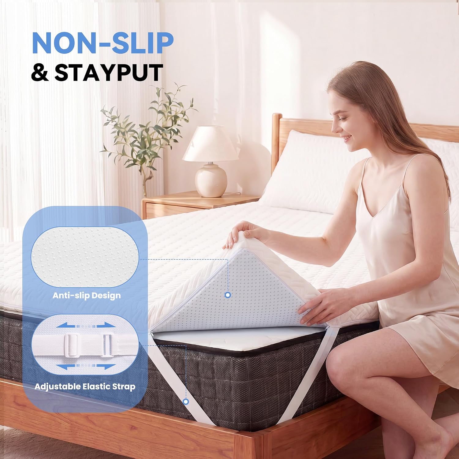 Detalle de DOPEDIO Memory Foam Topper 7,5 cm 180x200